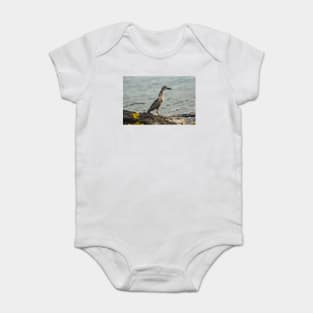 Black-crowned night heron of hawaii 8 Baby Bodysuit